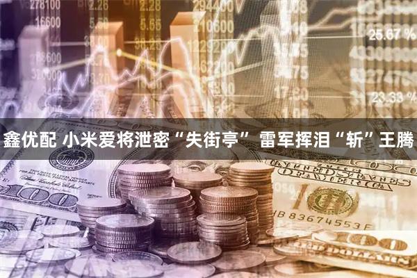 鑫优配 小米爱将泄密“失街亭” 雷军挥泪“斩”王腾